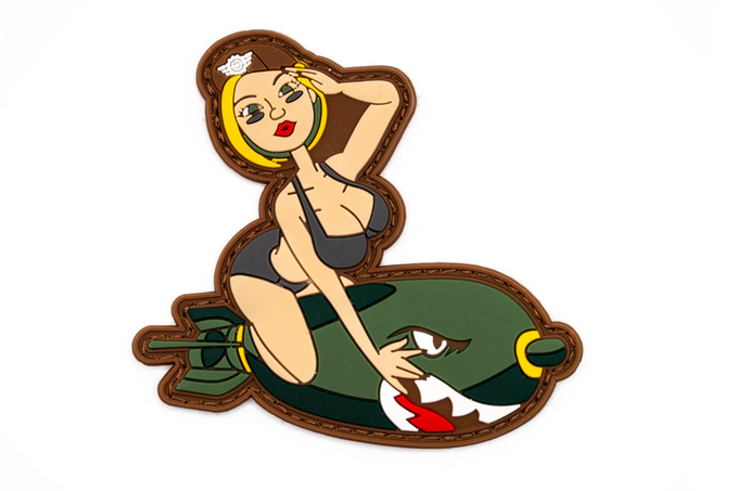 Fly Girl Bomb - Patch - Tactical Stubby Coolers