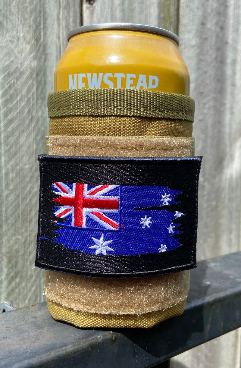 Load image into Gallery viewer, Swiped Australian Flag Patch - Tactical Stubby Coolers
